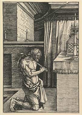 Albrecht Dürer - The Penitent, 1510, woodcut; Collectio ...