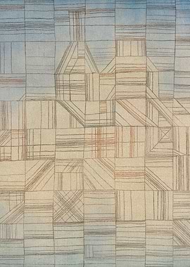 Paul Klee - Variations (Progressive Motif), 1927, oil and watercolor on canvas; Collection of The Metropolitan Museum of Art in New York