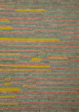 Paul Klee - Monuments at G., 1929, gypsum and watercolo ...