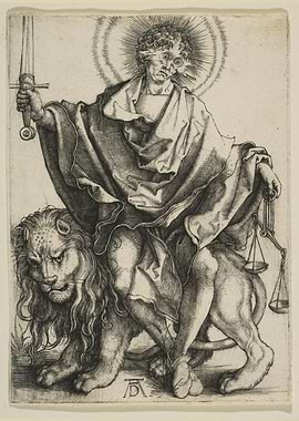 Albrecht Dürer - Justice, ca. 1499, engraving; Collect ...