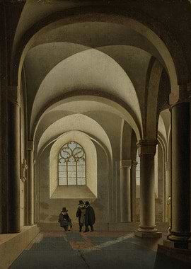 Pieter Jansz Saenredam - The westernmost bays of the so ...