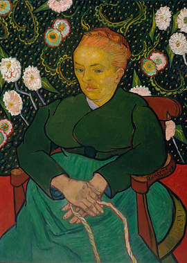 Vincent van Gogh - La Berceuse (Woman Rocking a Cradle; ...