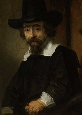 Rembrandt Harmensz van Rijn - Portrait of a Man, though ...