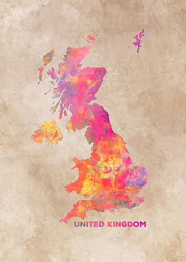 United Kingdom map