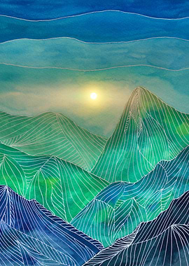 Lines in the mountains V