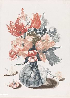 Vintage illustration of flowers