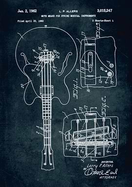 No015 - 1960 - Mute means for string musical instrument ...