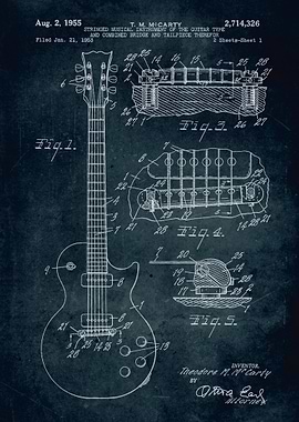 No025 - 1953 - Stringed musical instrument of the guita ...