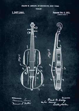 No039 - 1921 - Violin - Inventor Frank M. Ashley