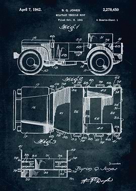 No057 - 1941 - Military vehicle body - Inventor Byron Q ...