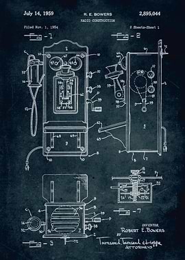No068 - 1954 - Radio construction - Inventor R. E. Bowe ...