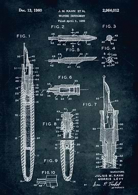 No081 - 1956 - Writing instrument - Inventors Julius M ...