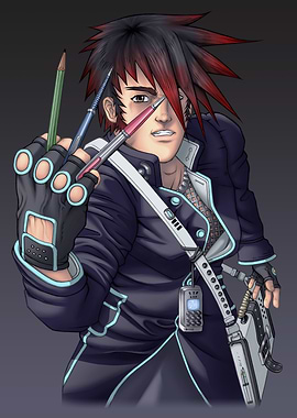 Anime style 'manga' artist