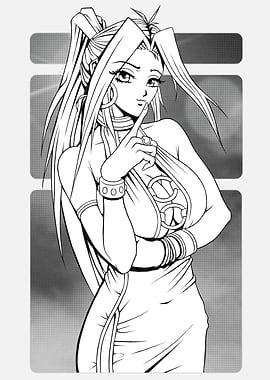 Black and white manga fema