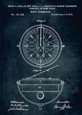 No096 - 1873 - Solar Compasses - Inventor Henry O. Cook ...