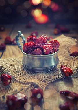 Red hot chili pepper in th