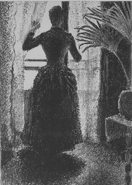 Paul Signac - Woman at the Window: Initial Conception f ...