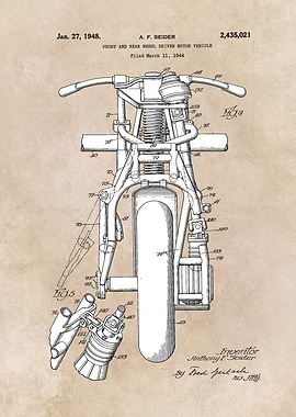 patent art Seider Front and rear wheel driven motor veh ...