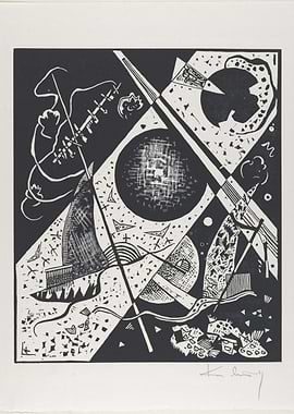 Vasily Kandinsky - Kleine Welten VI (Small Worlds VI), ...