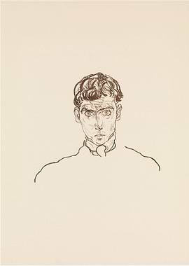 Egon Schiele - Portrait of Paris von Gütersloh, 1918, l ...
