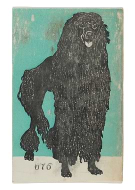 Moriz Jung - Poodle, 1912, color litograph; Collection ...