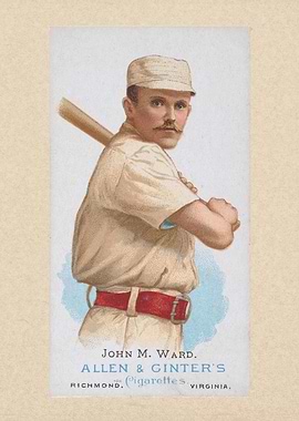 John M. Ward, Baseball Player, from World's Champions, ...
