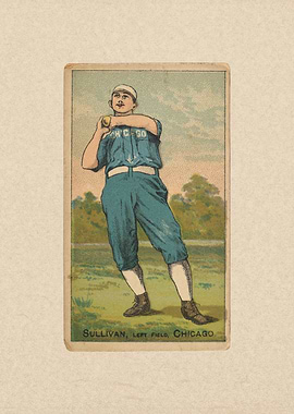 Sullivan, Left Field, Chicago, from the Gold Coin serie ...