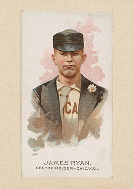 James Ryan, Baseball Player, Center Fielder, Chicago, f ...