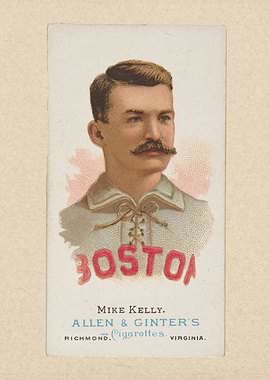 Mike 'King' Kelly, Baseball Player, from World's Champi ...