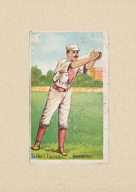 Seery, Left Field, Indianapolis, from the Gold Coin ser ...