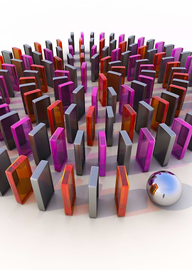 Chrome Ball finds itself staring down a tempting target ...