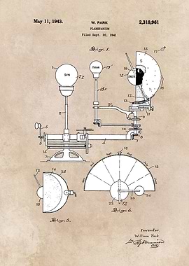 patent art Park Planetarium 1943