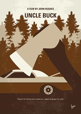 No818 My Uncle Buck minimal movie poster Bachelor and ...