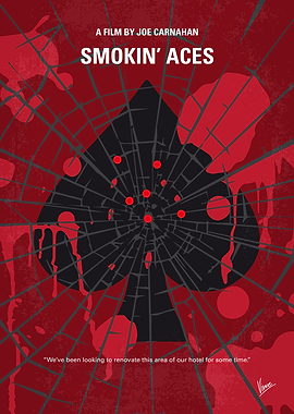 No820 My Smokin Aces minimal movie poster When a Las V ...