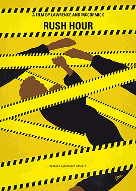 No816 My Rush Hour minimal movie poster A loyal and de ...