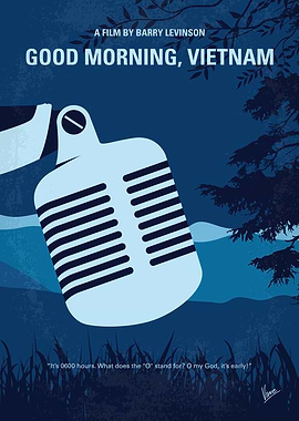 No811 My Good Morning Vietnam minimal movie poster In ...
