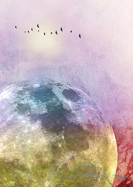 MOON under MAGIC SKY III-A.