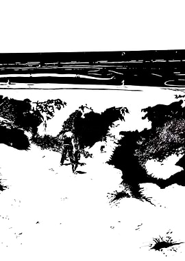 North Sea - Inkdrawing