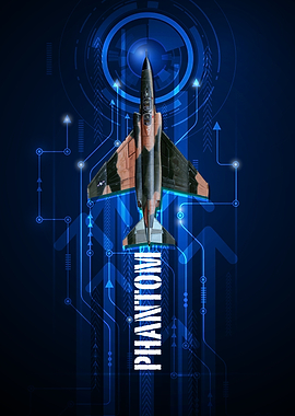 USAF F-4 Phantom II Aviation art profile