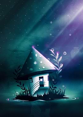 Magic Mush Room | Digital Art, 2017