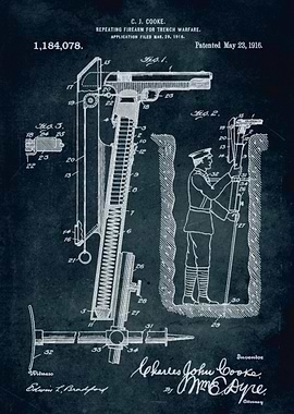 No150 - 1916 - Repeating firearm for trench warfare - I ...