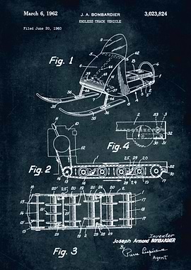 No170 - 1960 - Endless track vehicle - Inventor J. A. B ...