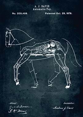 No167 - 1878 - Automatic-Toy - Inventor A. J. Davis