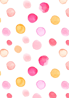 Pastel ink drops