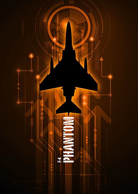 F-4 Phantom digital aviation artwork