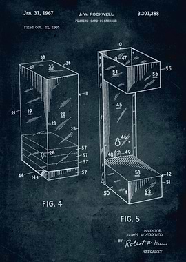 No210 - 1965 - Playing card dispenser - Inventor J. W. ...