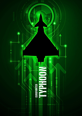 Eurofighter Typhoon digital aviation art work