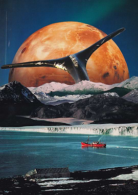 Red Boat [collage]