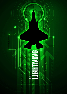 F-35 Lightning digital aviation art work