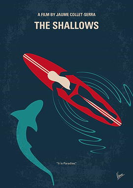No836 My The Shallows minimal movie poster A mere 200 ...